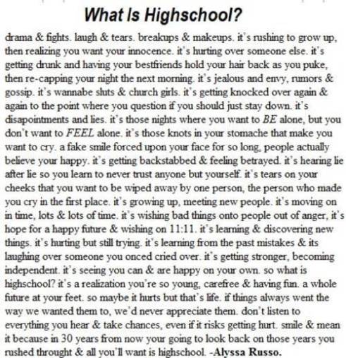 what is highschool